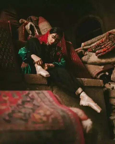  عکس دختر بلوچ غمگین