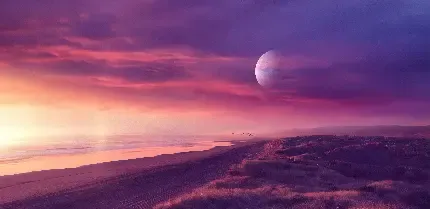 پروفایل بنفش فانتزی