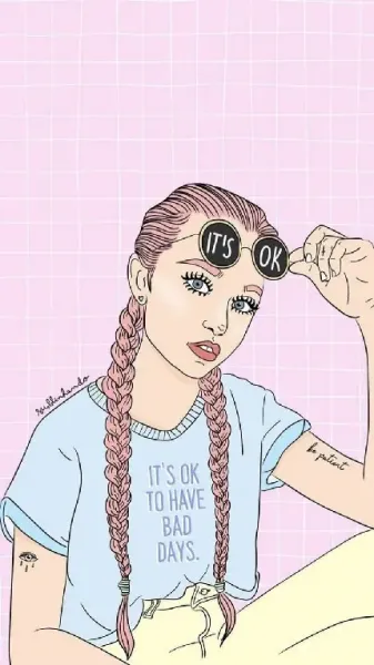  پس زمینه دارک دخترانه