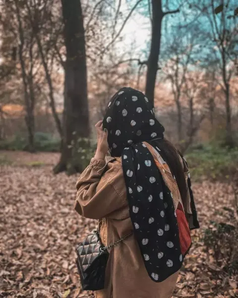  پروفایل دختر پاییزی