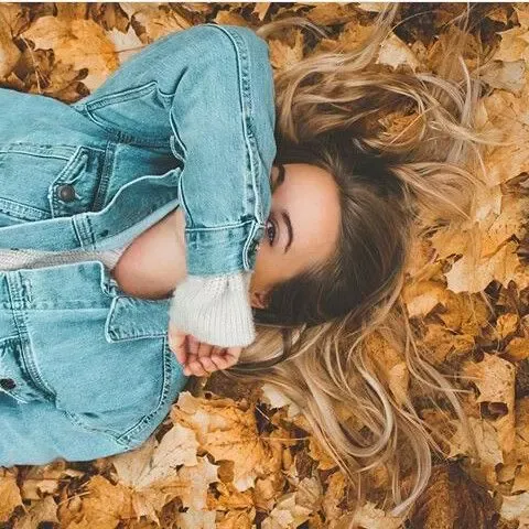  پروفایل دختر پاییزی