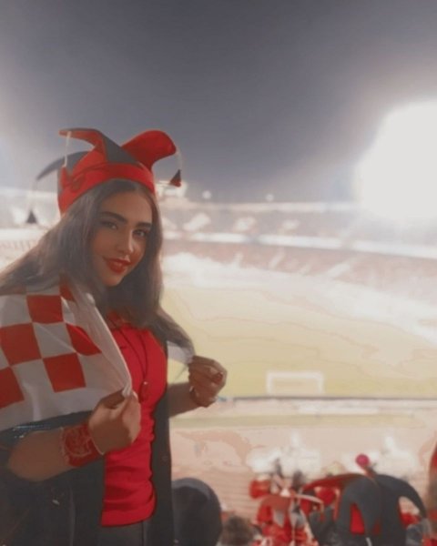  عکس دختر پرسپولیسی فیک