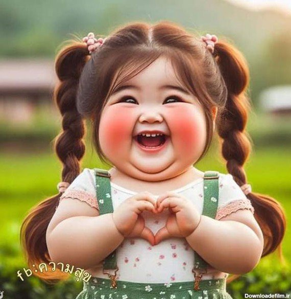  عکس دختر تپل کارتونی