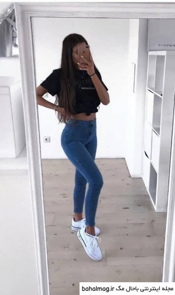  ژست عکس جلو اینه دخترانه