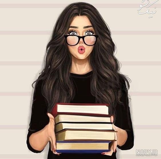 عکس دختر با گوشی فانتزی