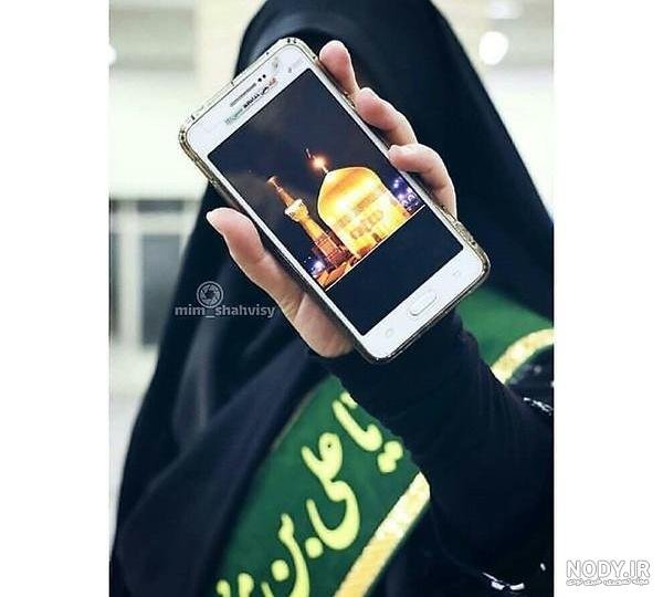 عکس دختر با گوشی فانتزی