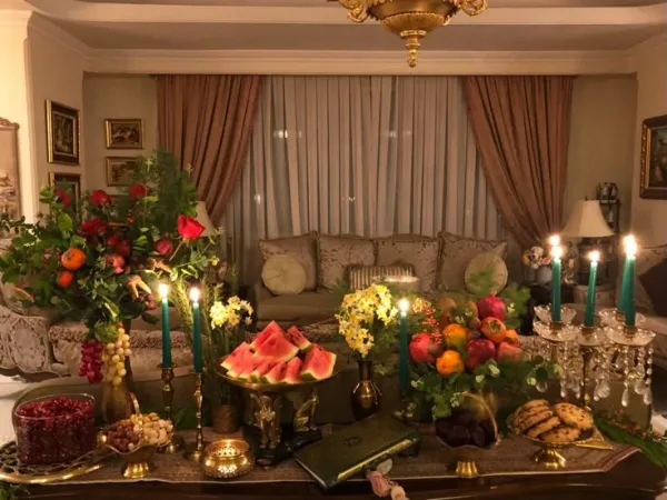  عکس سفره شب یلدا سنتی