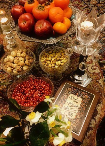  عکس سفره شب یلدا سنتی