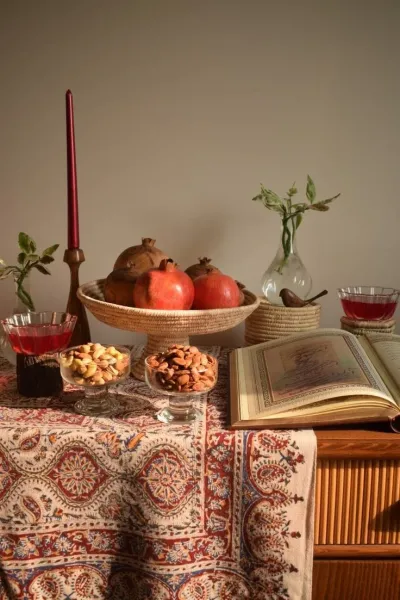  عکس سفره شب یلدا سنتی