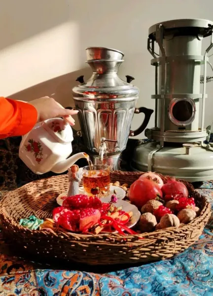  عکس سفره شب یلدا سنتی