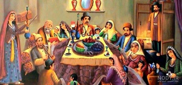  عکس شب یلدا با لباس سنتی
