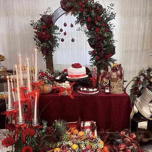  سفره شب یلدا مدرن