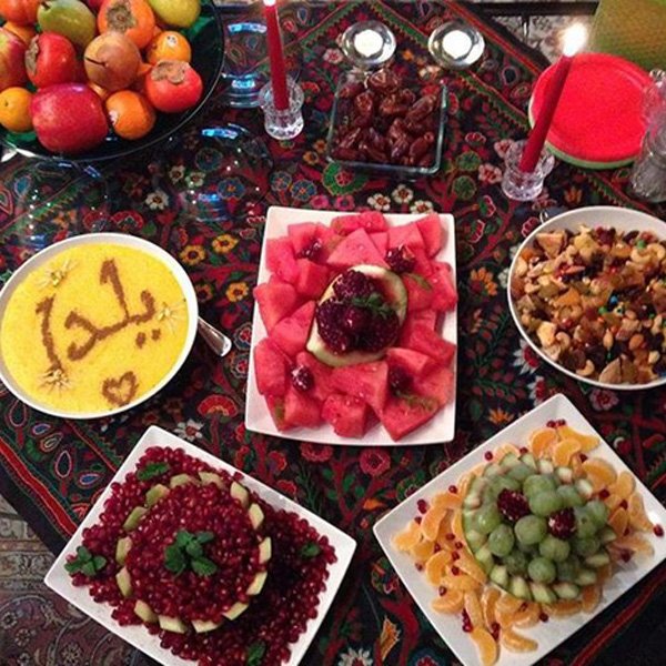  عکس میز یلدا ساده