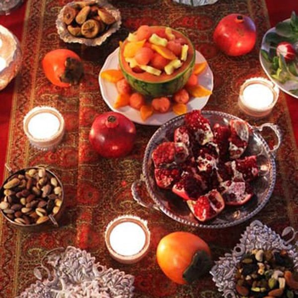  عکس میز یلدا ساده