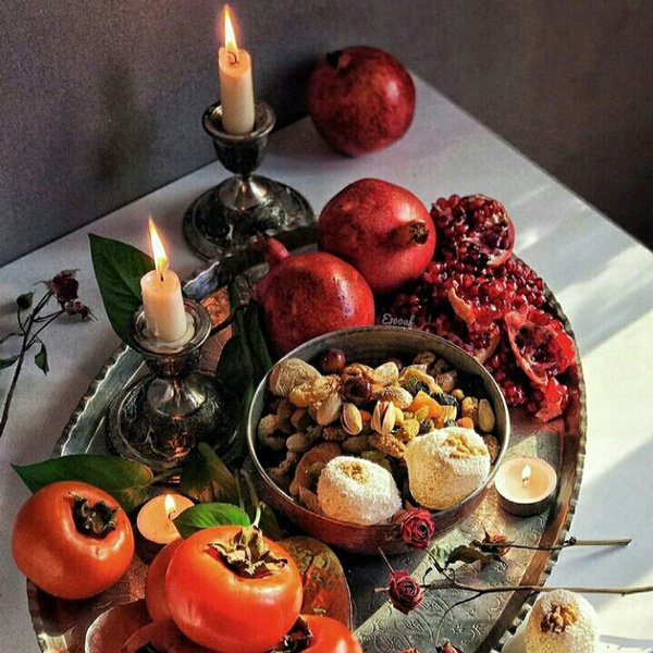  عکس میز یلدا ساده