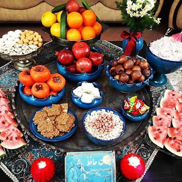  عکس میز یلدا ساده
