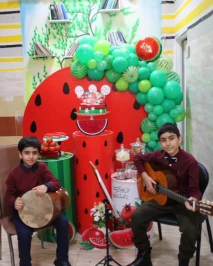  عکس میز یلدا برای مدرسه