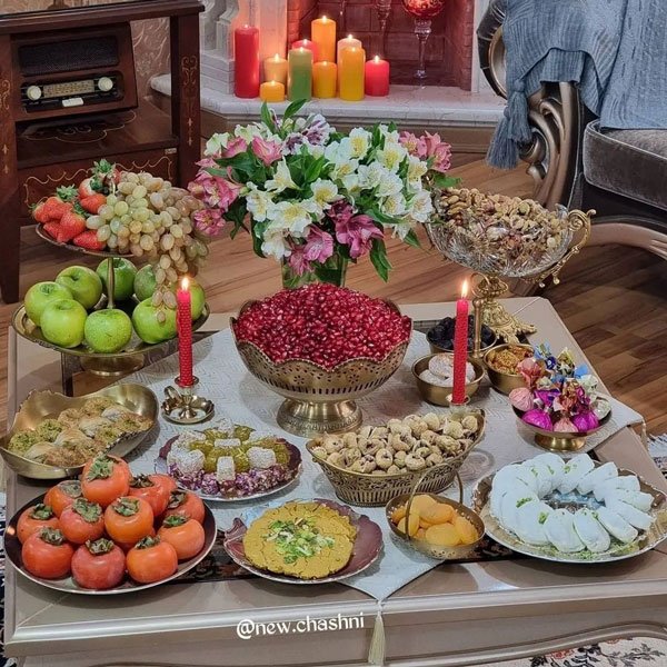  عکس میز یلدا لاکچری