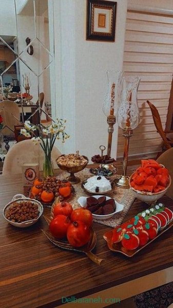  عکس میز یلدا شیک