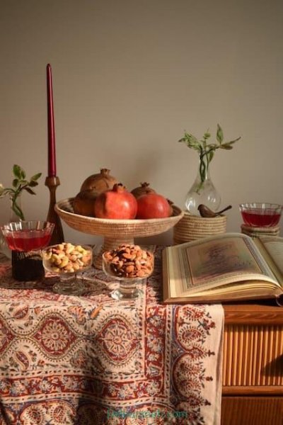  عکس چیدمان میز یلدا