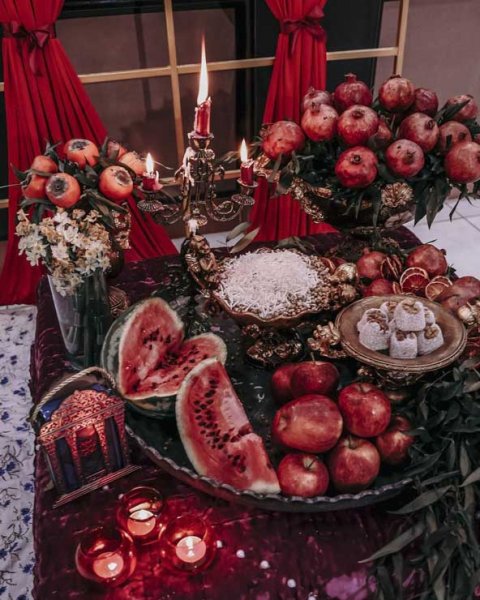 عکس میز چیدن شب یلدا