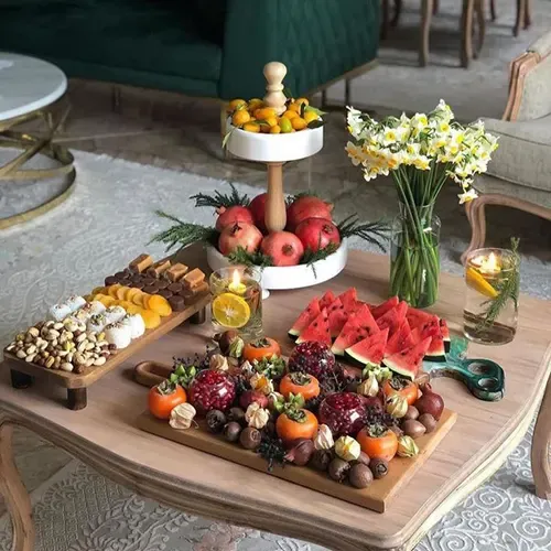  عکس میز شب یلدا دونفره
