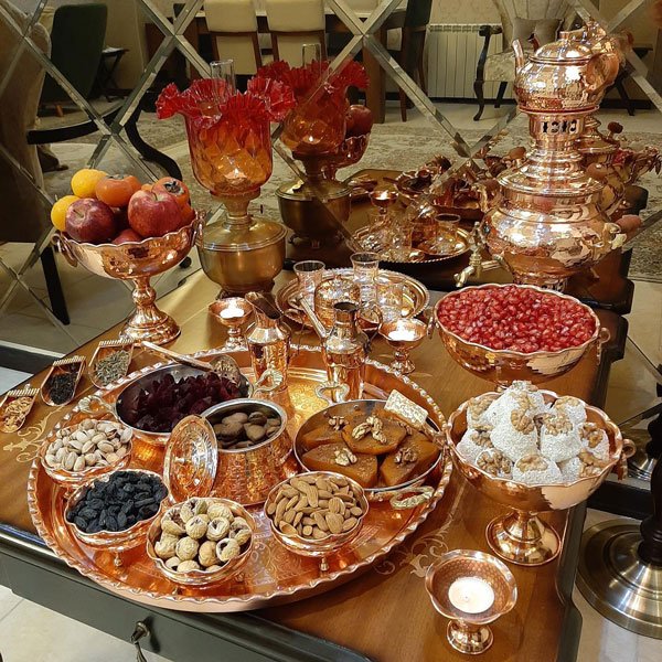  عکس میز شب یلدا لاکچری