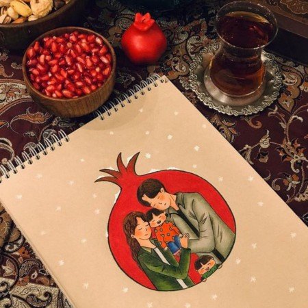 عکس شب یلدا عاشقانه بدون متن