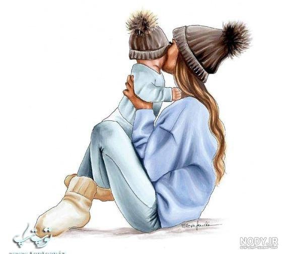  عکس روز مادر کارتونی و فانتزی