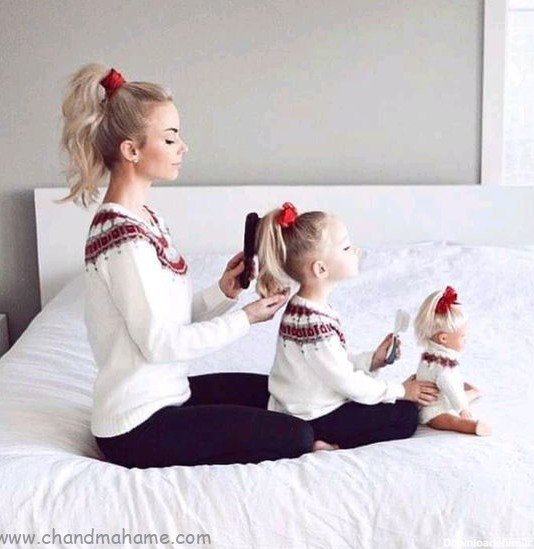  عکس مادر و دختر برای روز مادر