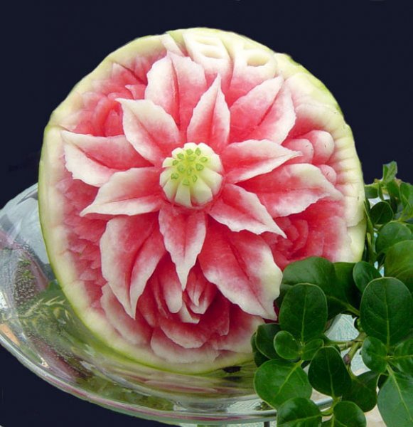  عکس هندوانه تزیین شده شب یلدا