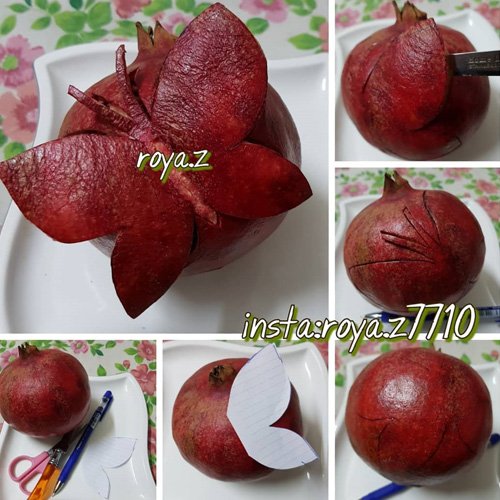  عکس تزیین انار برای شب یلدا
