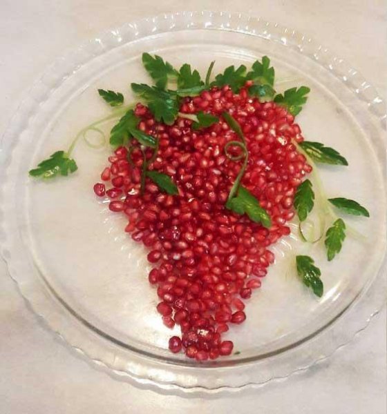  تزیین انار