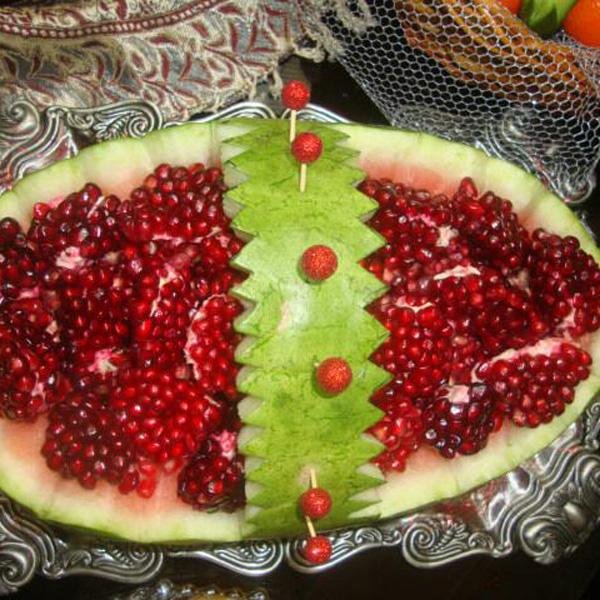  تزیین انار