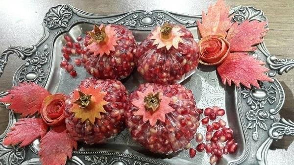 عکس انار شب یلدا