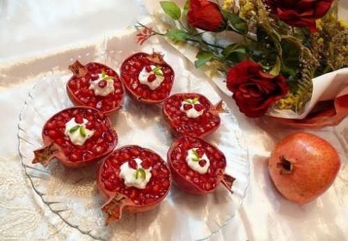  عکس انار شب یلدا