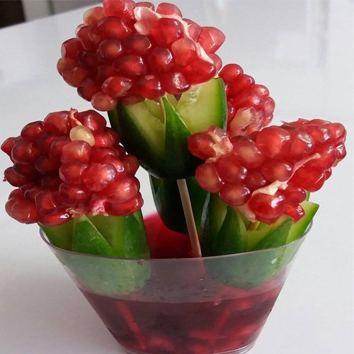  انار تزیین شده برای شب یلدا