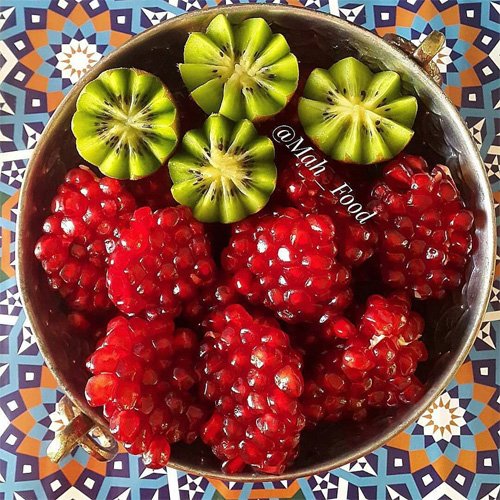  انار تزیین شده برای شب یلدا