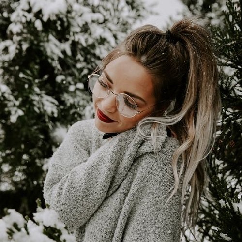  عکس برفی دخترانه