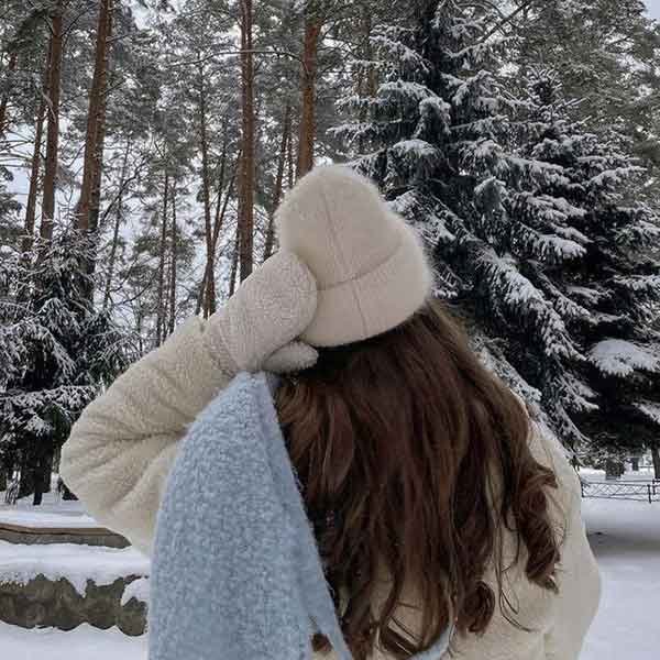  پروفایل برفی دخترانه