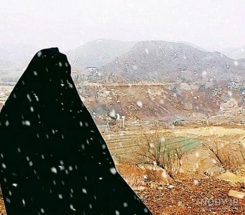  عکس دخـتر چادری در برف