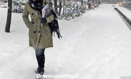  عکس دخـتر غمگین در برف