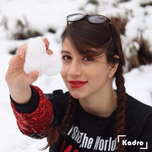  عکس تیپ زمستانی دخترانه برای برف بازی