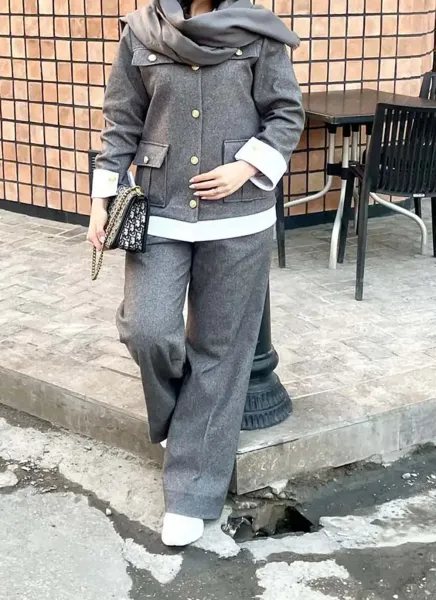 تیپ زمستانی دخترانه در اینستا