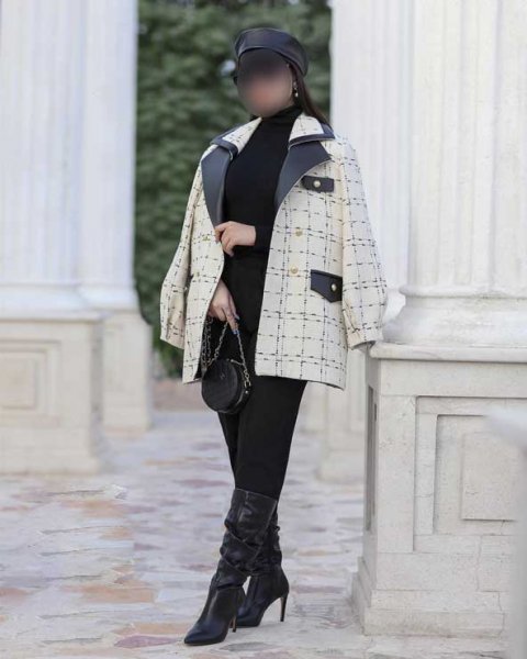 تیپ زمستانی دخترانه در اینستا