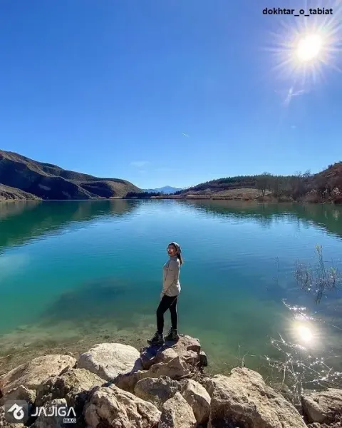  عکس طبیعت دریاچه