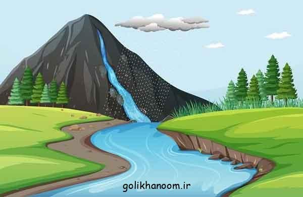  عکس آبشار نقاشی