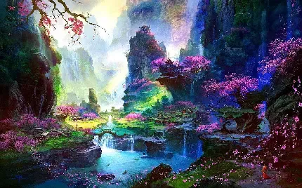  عکس گل و شکوفه سفید و صورتی