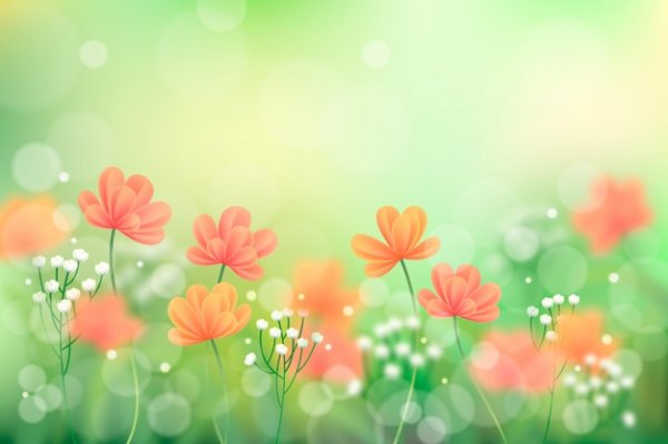 پس زمینه بهاری برای نوشتن متن