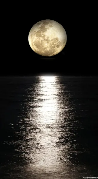  عکس دریا در شب زیبا
